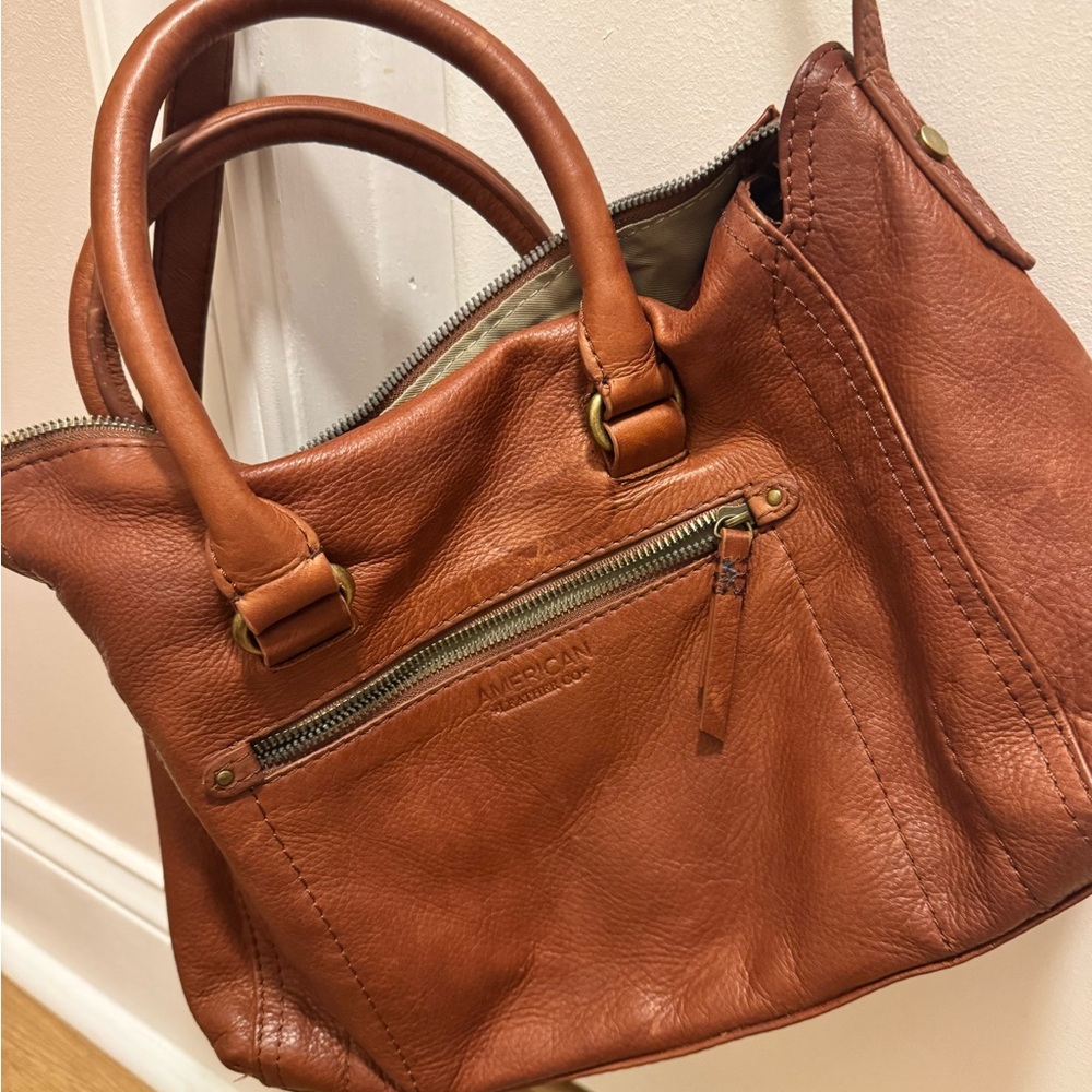 Leather Women's Brown Handbag